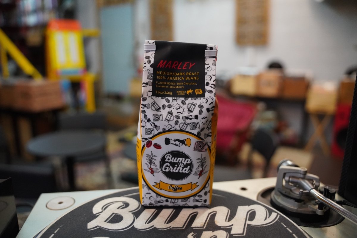 Marley - Med/Dark Roast - Bump 'n Grind Coffee Shop