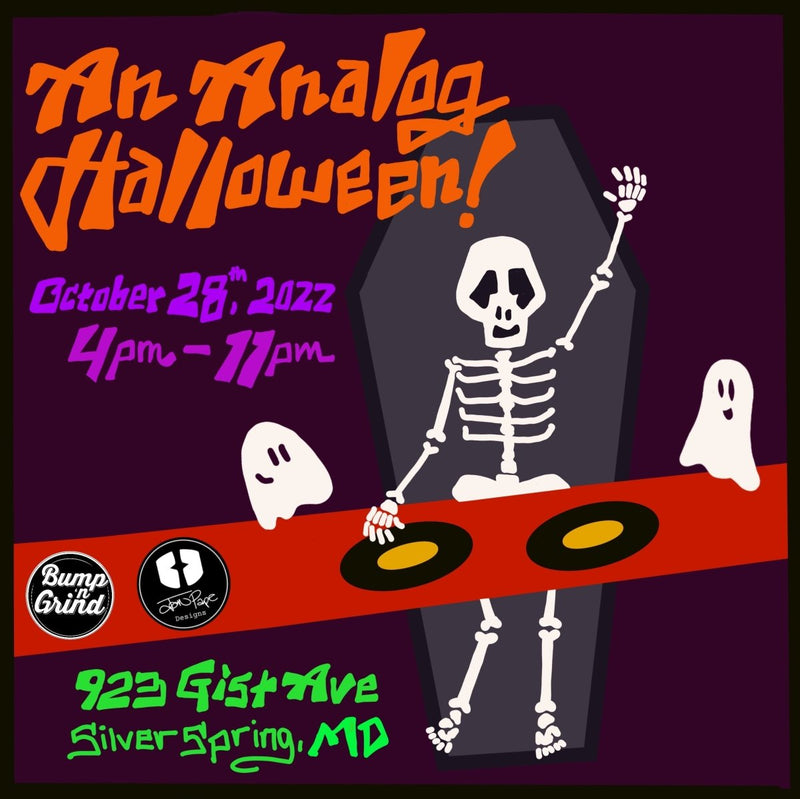 An Analog Halloween (Friday, October 28th) - Bump 'n Grind Coffee Shop