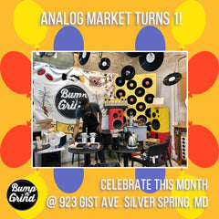Analog Market turns one year old! - Bump 'n Grind Coffee Shop