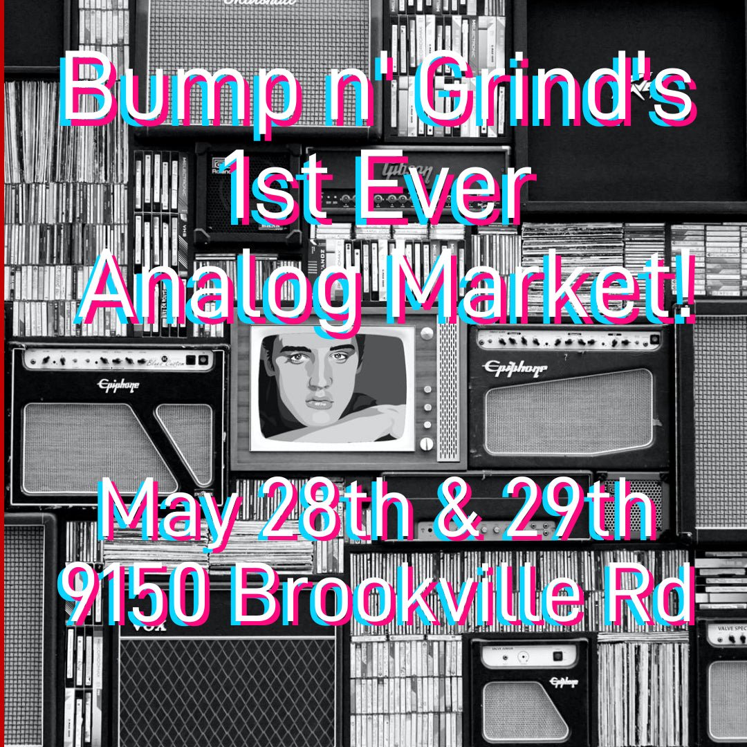 Memorial Day Weekend: Bump 'n Grind's first Analog Market! - Bump 'n Grind Coffee Shop