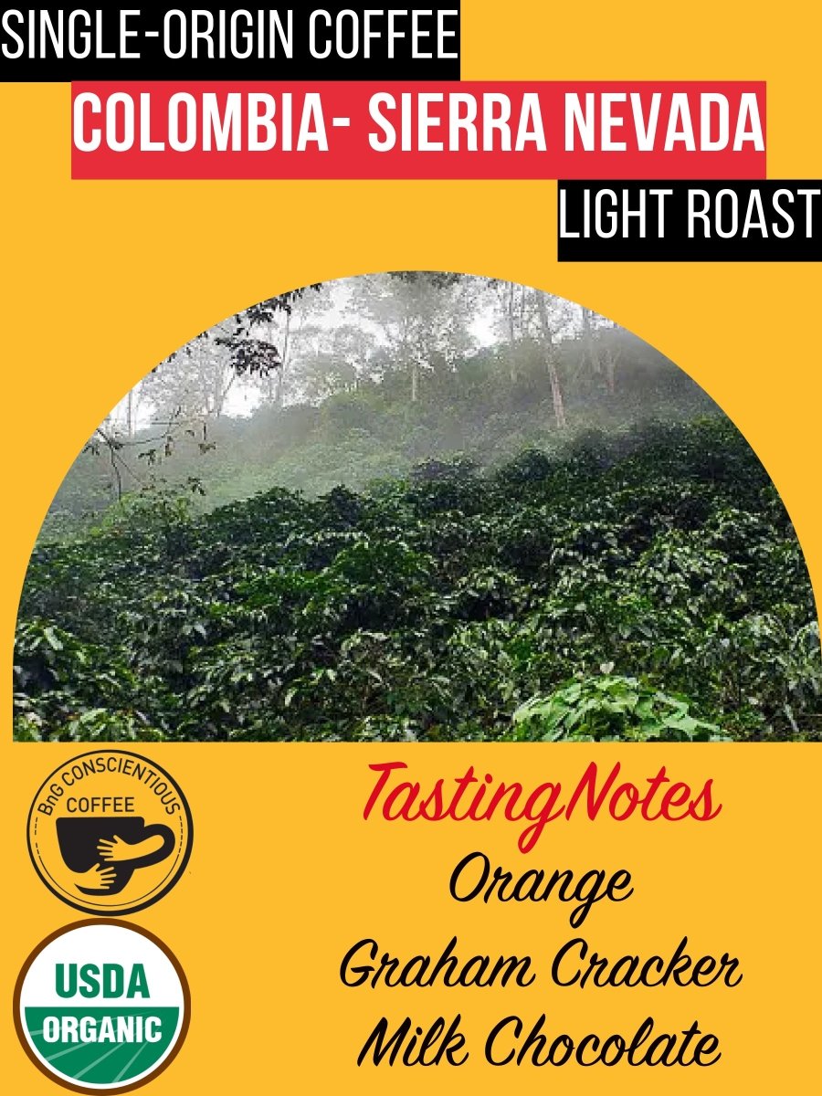 Colombia - Sierra Nevada - Light Roast - Bump 'n Grind Coffee Shop