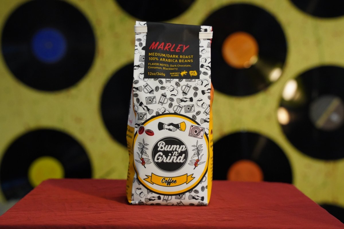 Marley - Med/Dark Roast - Bump 'n Grind Coffee Shop